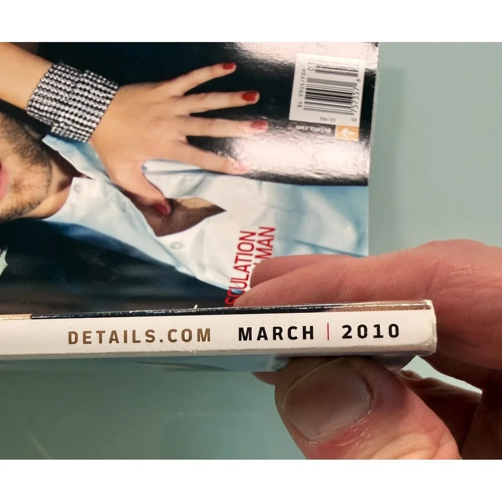 DETAILS MAGAZINE MARCH 2010 10TH ANNIVERSARY ISSUE ROBERT PATTINSON COVER‎